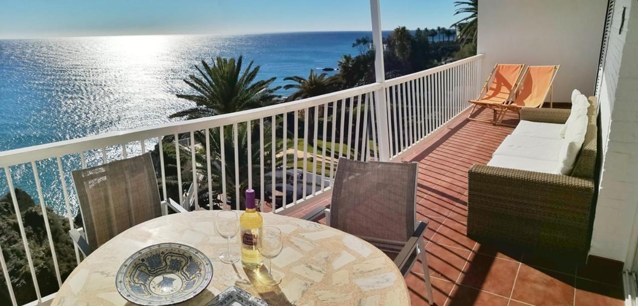 Ferienwohnung Carabeo Vista Mar Nerja Exterior foto