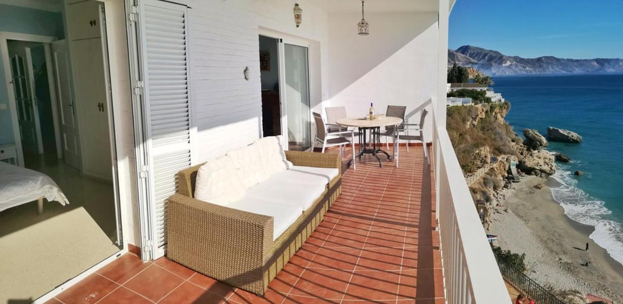Ferienwohnung Carabeo Vista Mar Nerja Exterior foto