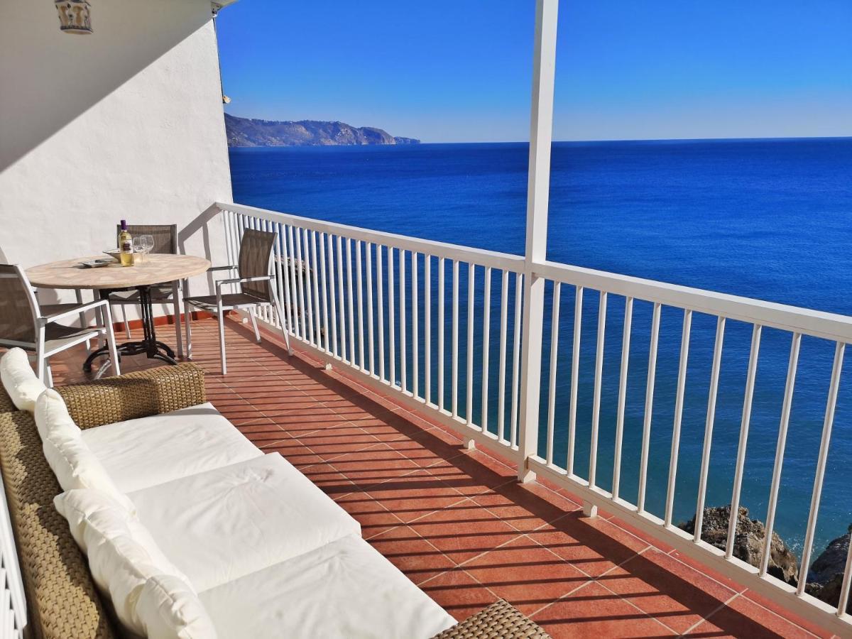 Ferienwohnung Carabeo Vista Mar Nerja Exterior foto