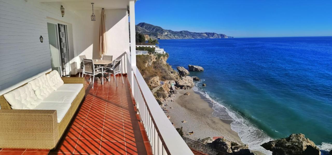Ferienwohnung Carabeo Vista Mar Nerja Exterior foto