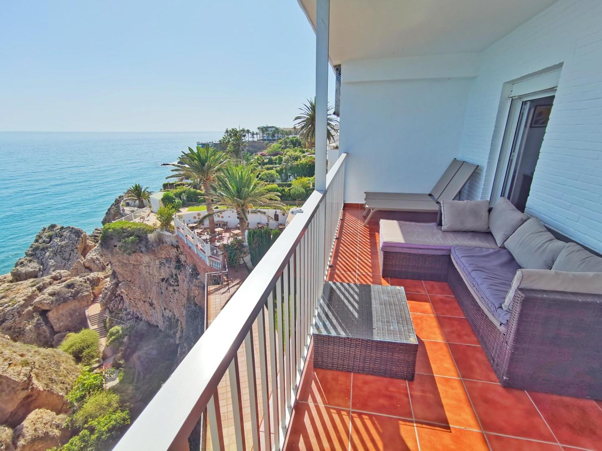 Ferienwohnung Carabeo Vista Mar Nerja Exterior foto