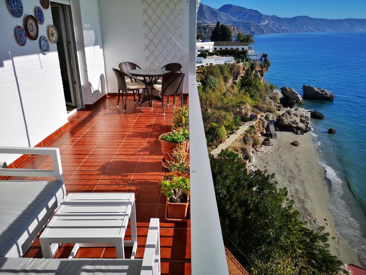 Ferienwohnung Carabeo Vista Mar Nerja Exterior foto